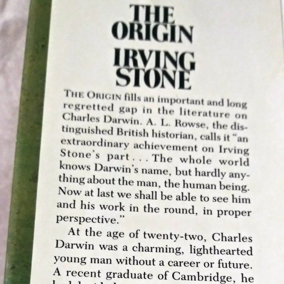 The Autobiography of Charles Darwin, The Origin, Irving Stone, Biology, Science - Picture 6 of 11